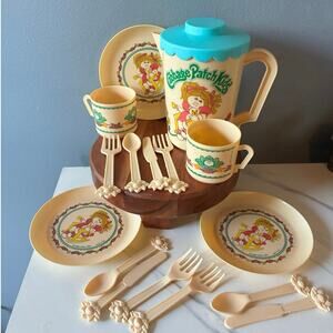 Vintage 1983 Cabbage Patch Kids Pitcher & Dish Set Made in Italy – Complete Set
